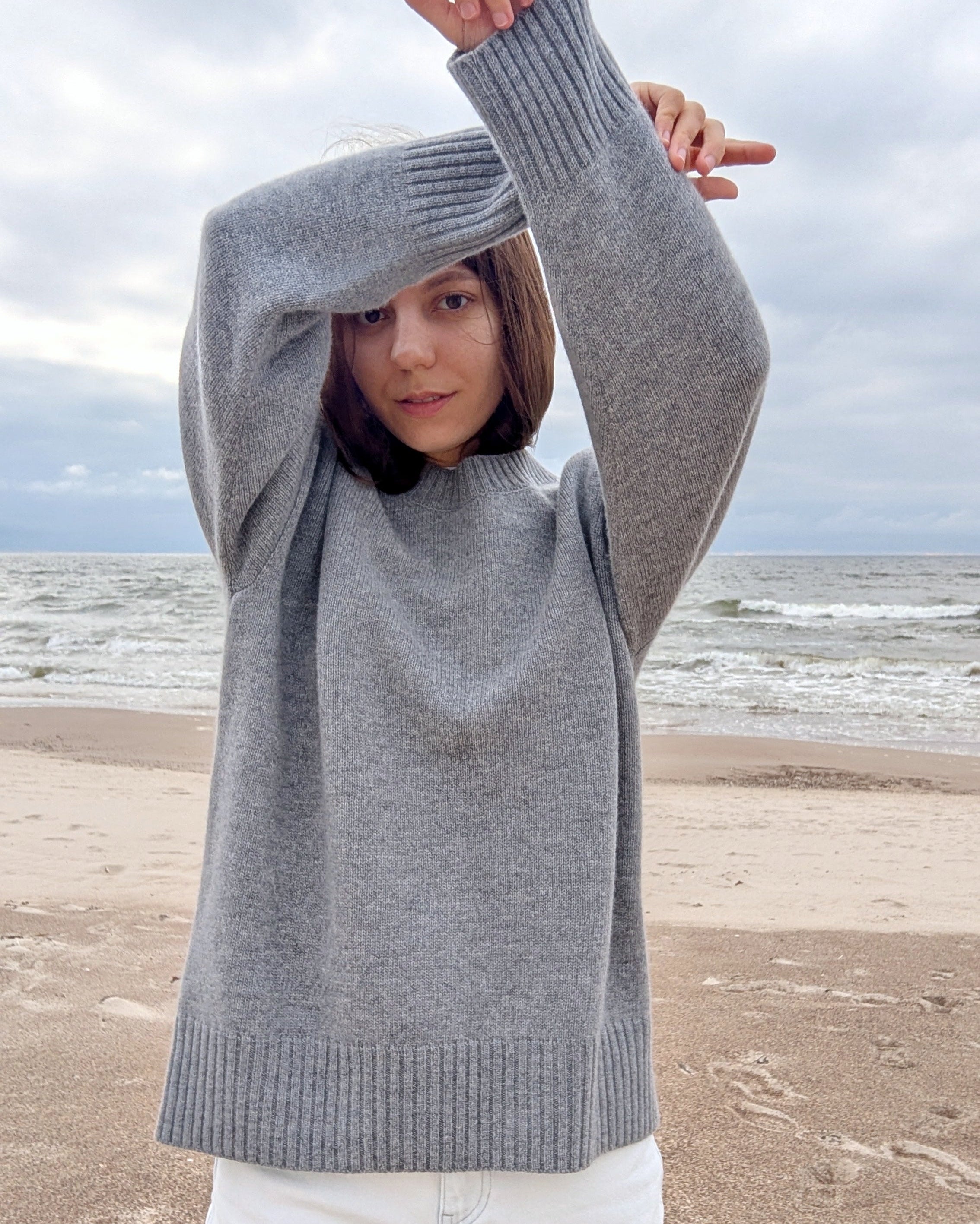 Minimalist women's sweater