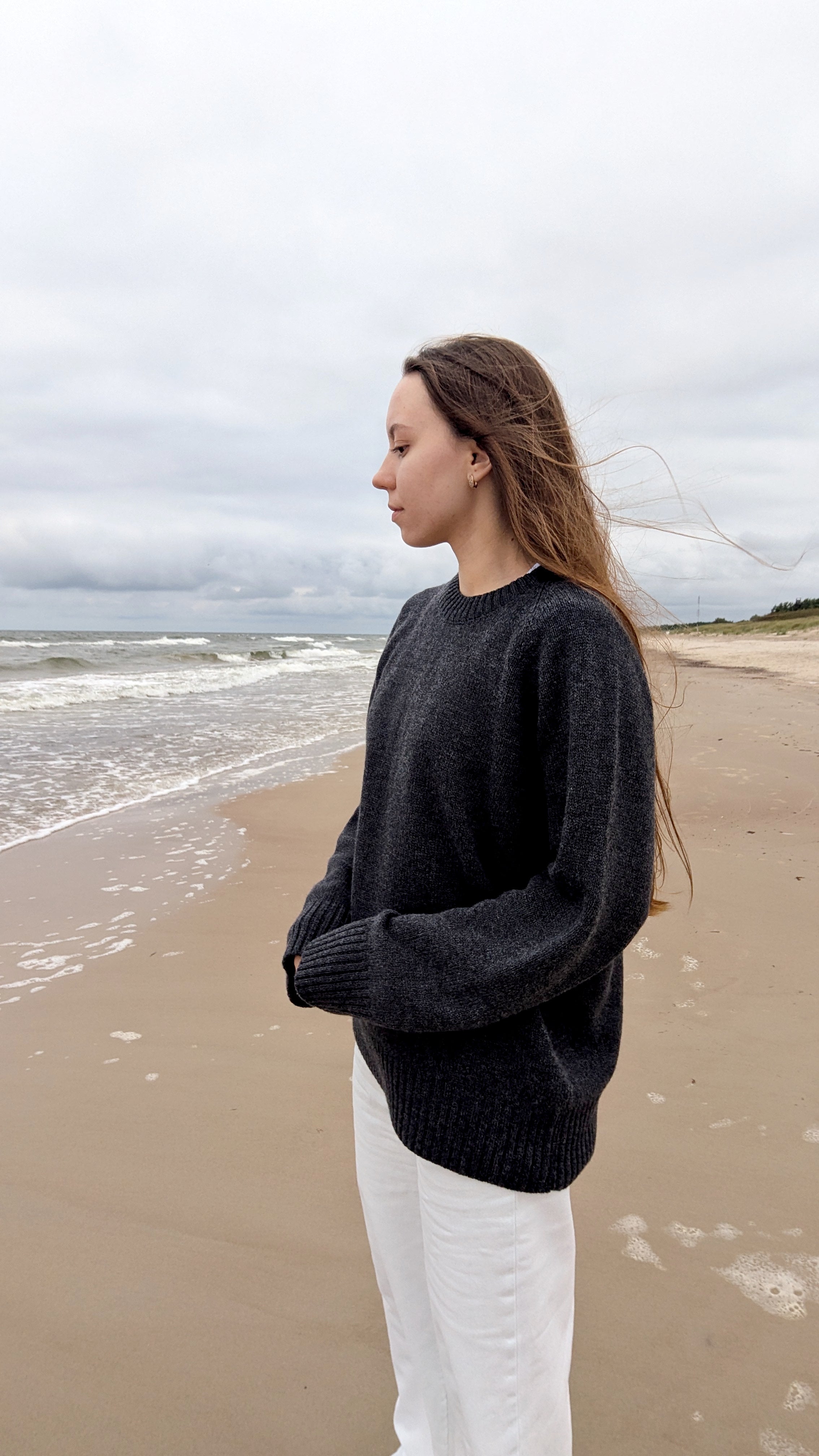 Anthracite knitwear women