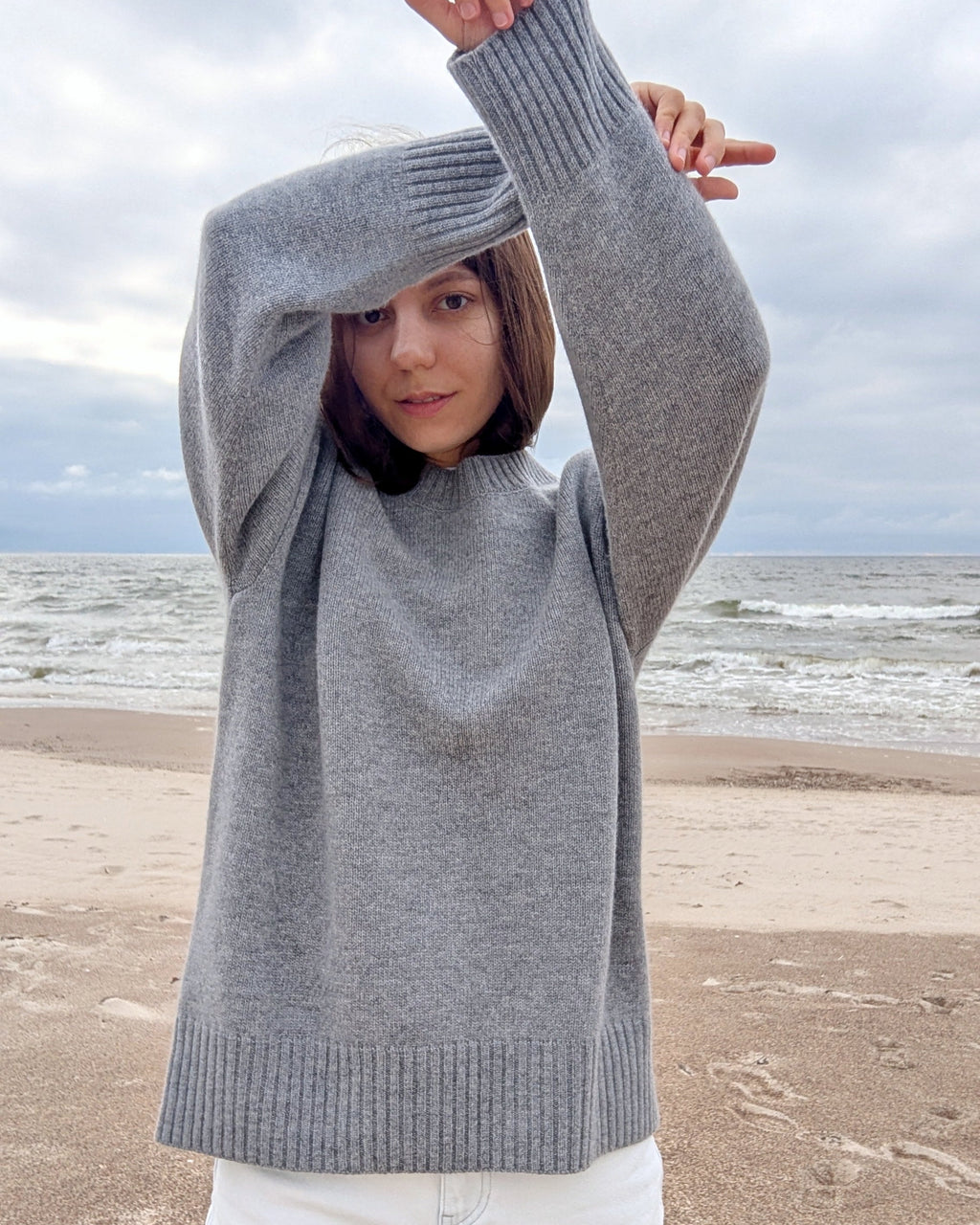 Minimalist women's sweater