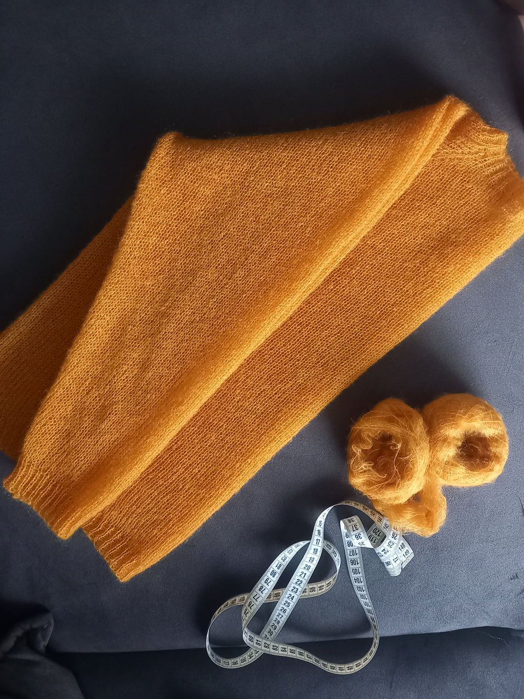 Oversized Mohair Sweater – Fluffy Sheer Knit Jumper, Transparent Lightweight Pullover — Cloud