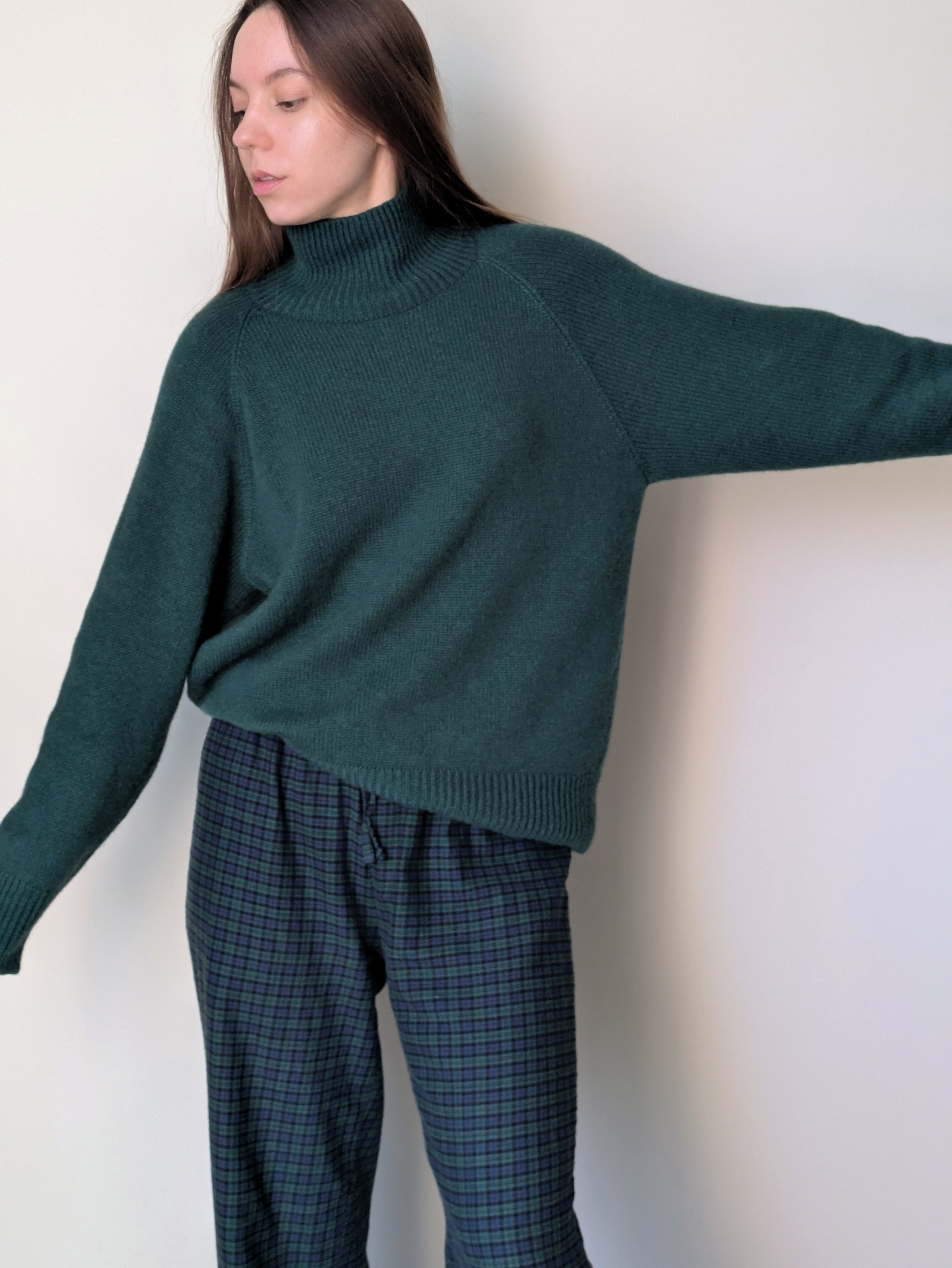 Pure Cashmere Sweater - Turtleneck Jumper