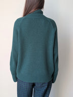 green cashmere sweater women