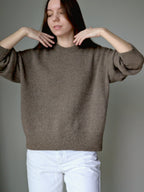 brown cashmere sweater women