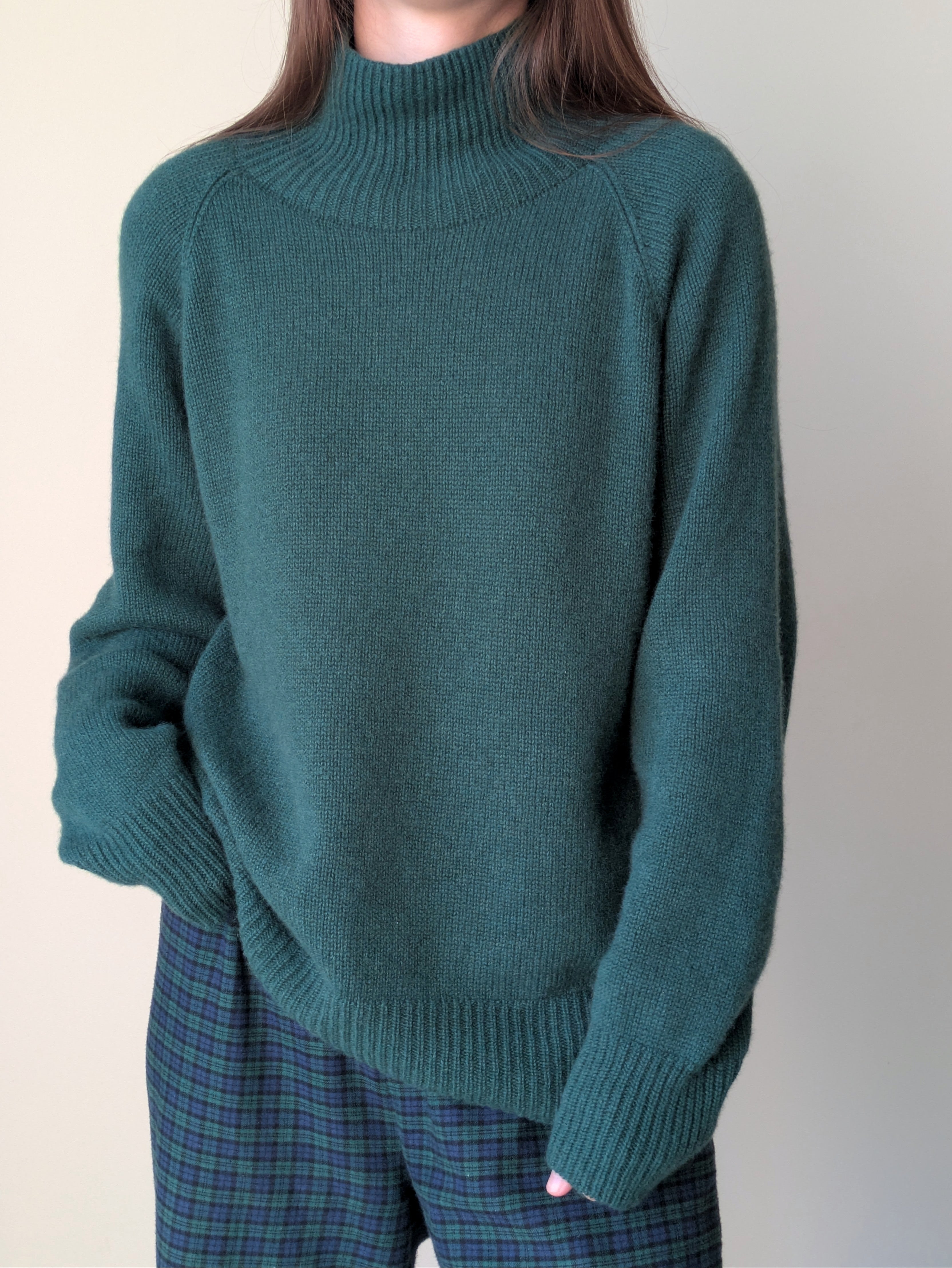 Pure Cashmere Sweater - Turtleneck Jumper