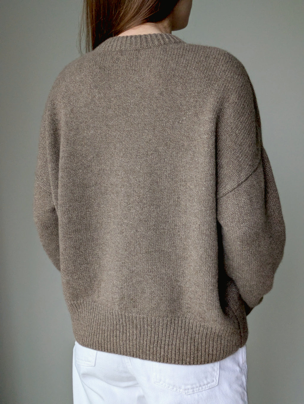brown cashmere sweater women