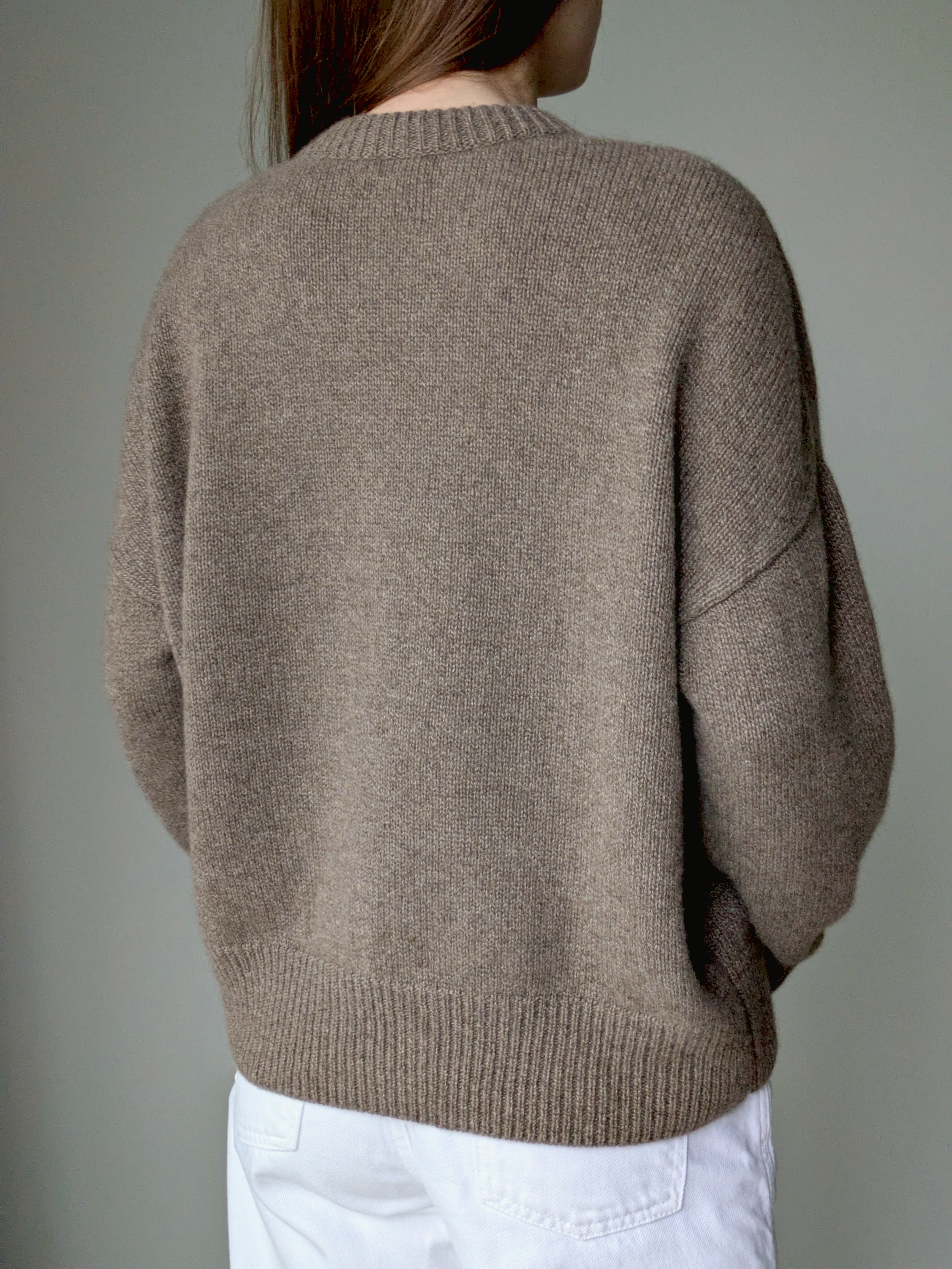 brown cashmere sweater women
