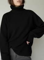 black cashmere sweater women