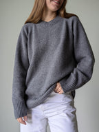 Gray cashmere & cashmere