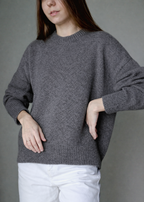gray cashmere sweater women