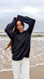 Anthracite sweater s