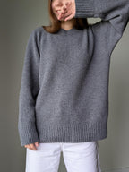 Gray women sweater
